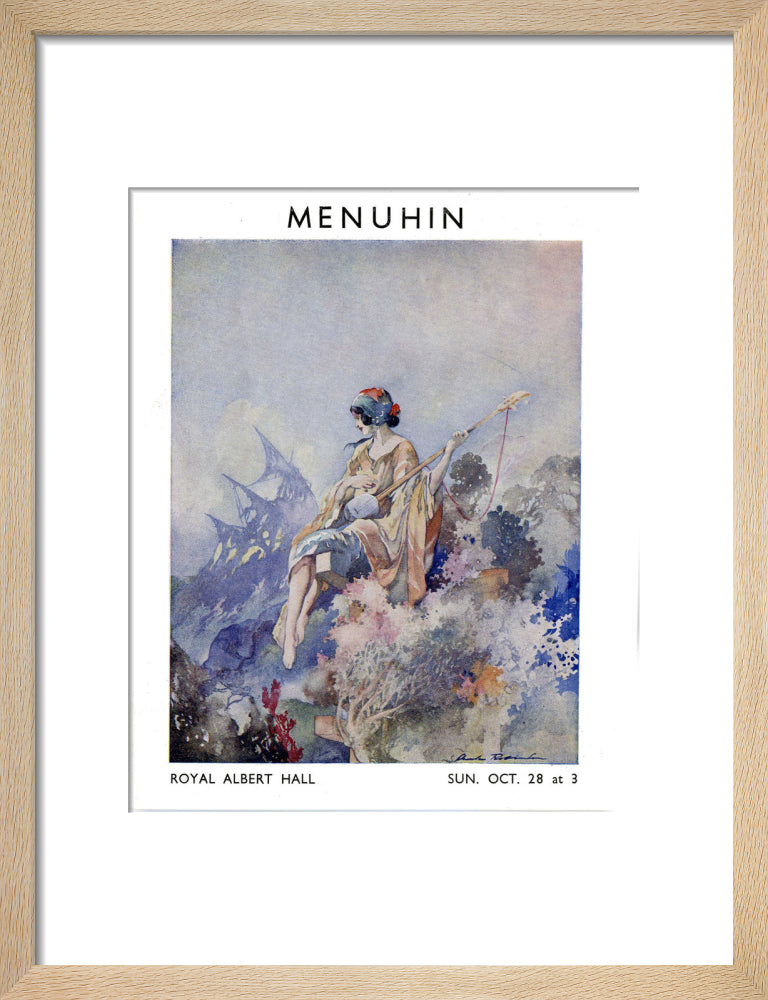Yehudi Menuhin Concert Art Print
