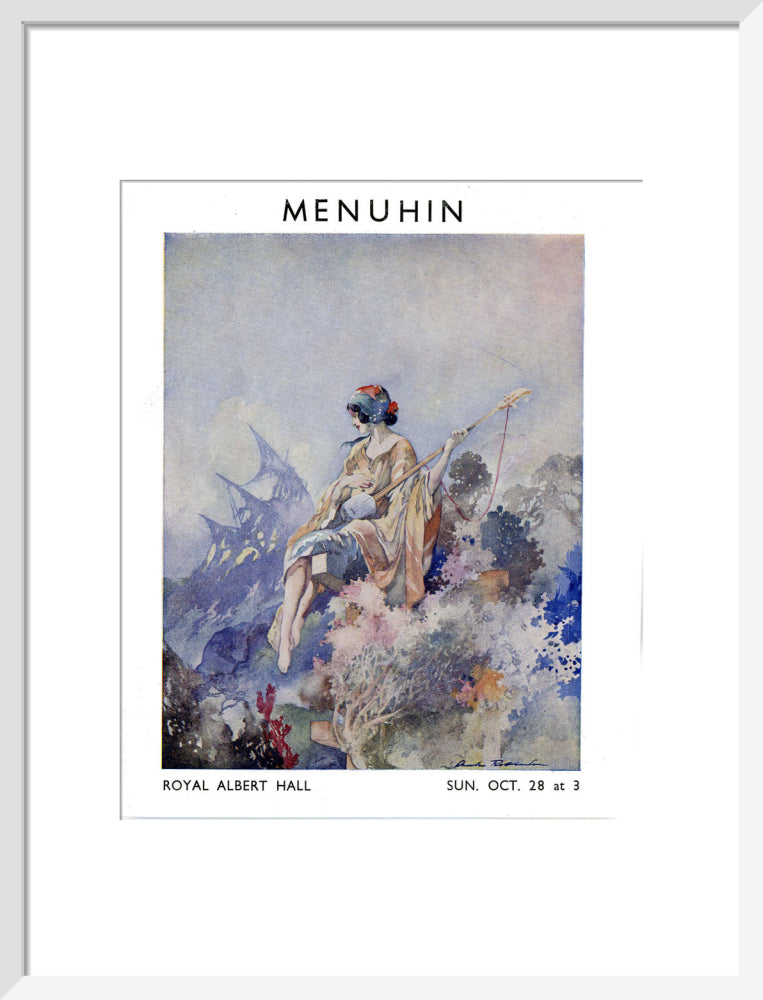 Yehudi Menuhin Concert Art Print