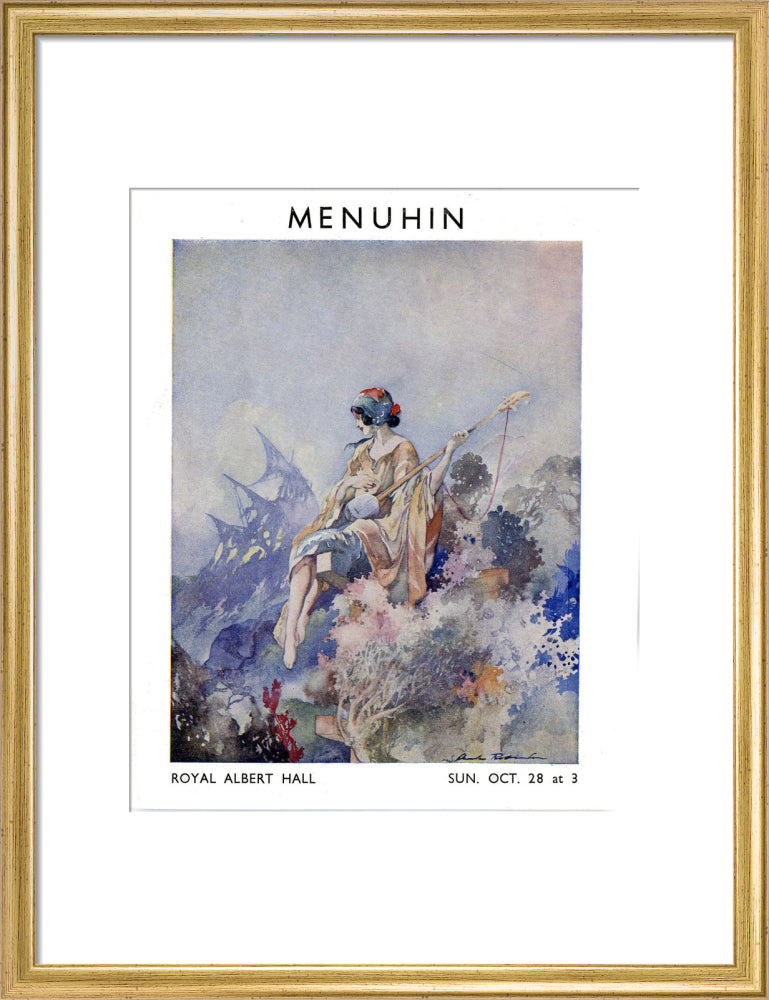 Yehudi Menuhin Concert Art Print