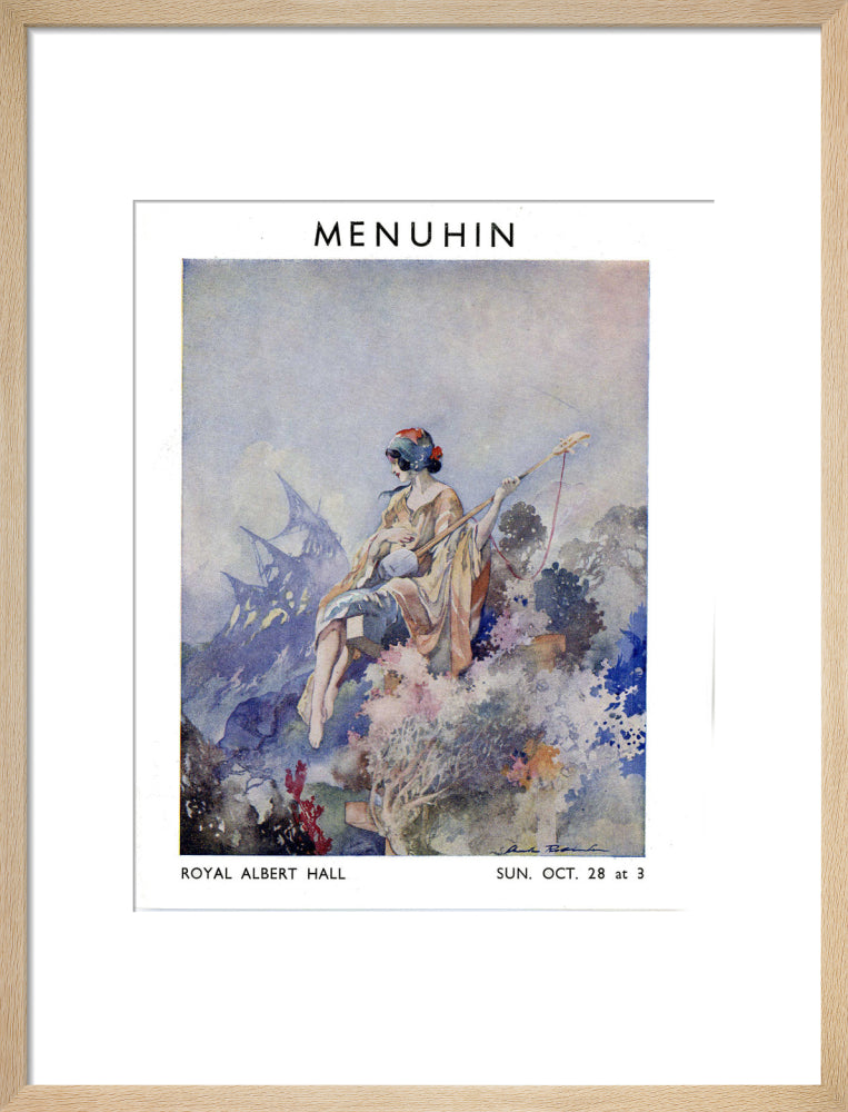 Yehudi Menuhin Concert Art Print