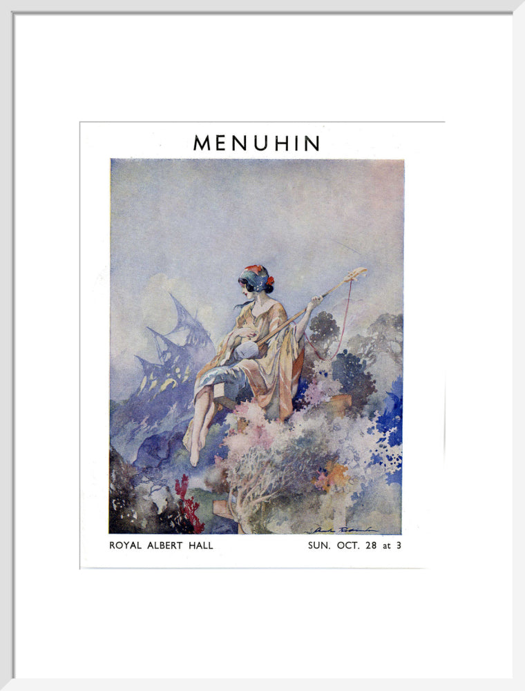 Yehudi Menuhin Concert Art Print
