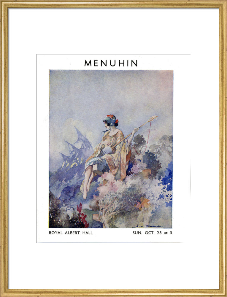 Yehudi Menuhin Concert Art Print