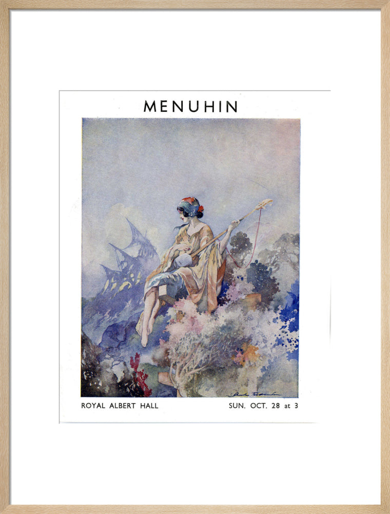 Yehudi Menuhin Concert Art Print