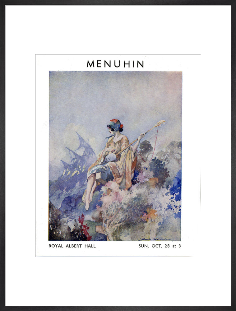 Yehudi Menuhin Concert Art Print