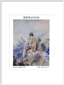 Yehudi Menuhin Concert Art Print