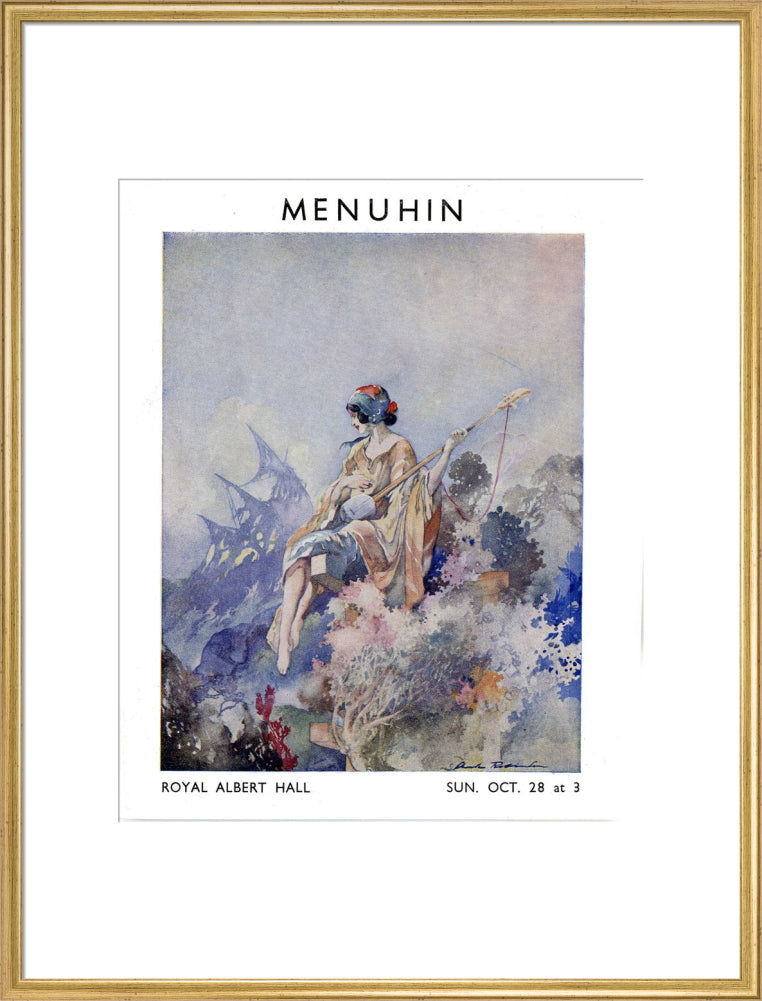 Yehudi Menuhin Concert Art Print