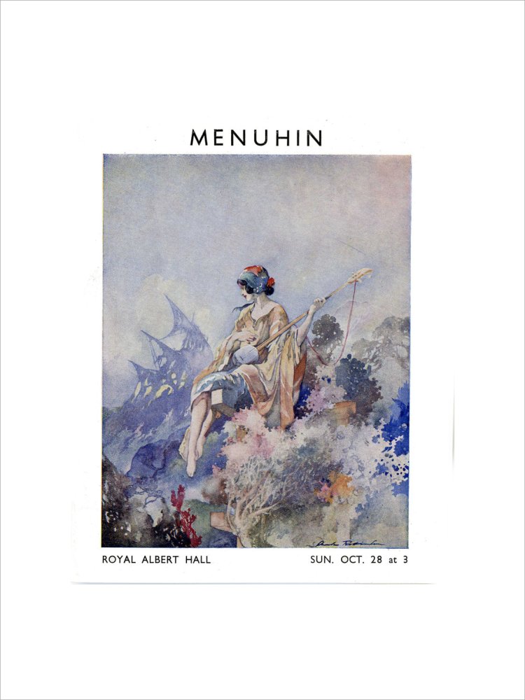 Yehudi Menuhin Concert Art Print