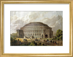 Construction Illustration of the Royal Albert Hall Art Print