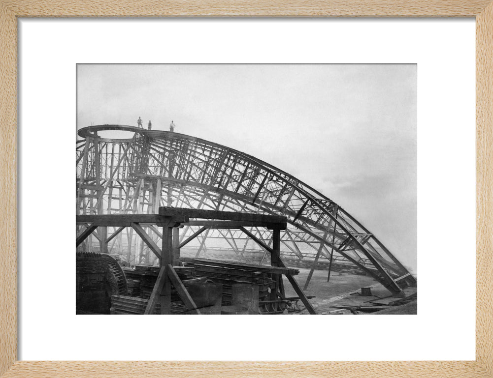 Black and White Construction of the Royal Albert Hall Art Print