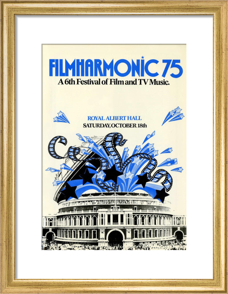 Filmharmonic 1975, Sixth Festival of Film and TV Music Art Print