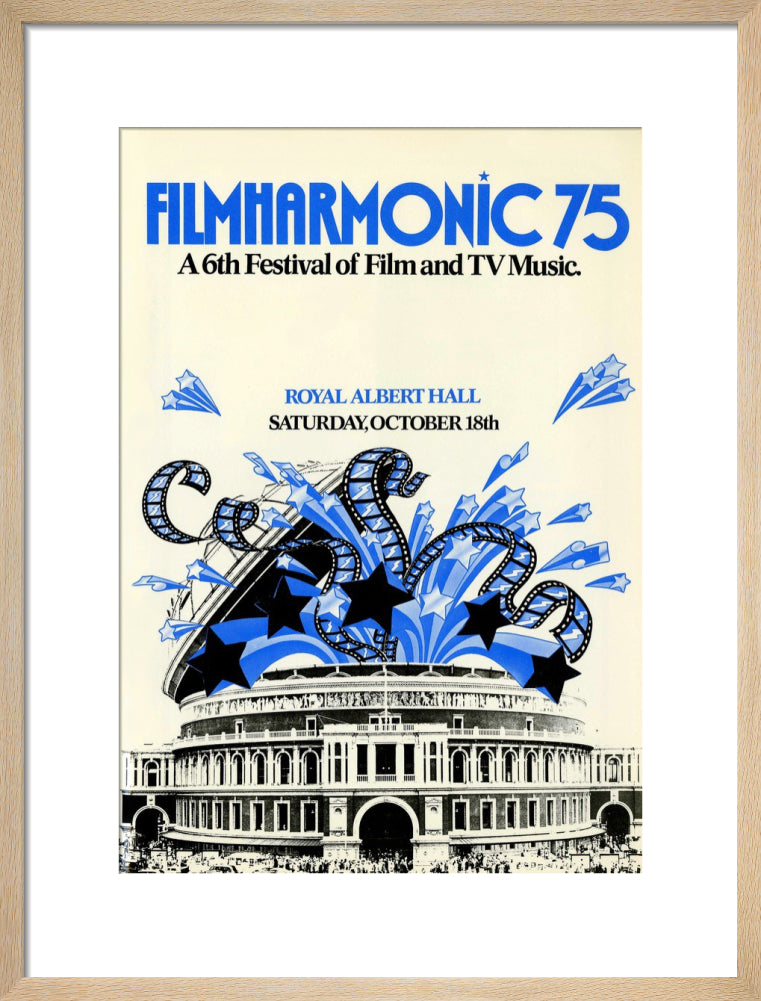Filmharmonic 1975, Sixth Festival of Film and TV Music Art Print