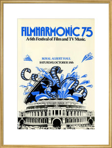 Filmharmonic 1975, Sixth Festival of Film and TV Music Art Print