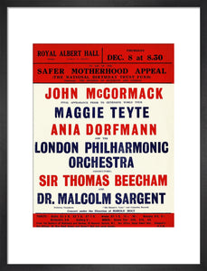 Grand Concert, in aid of the Safer Motherhood Appeal Art Print