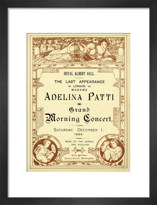 The Last Appearance in London of Adelina Patti Art Print