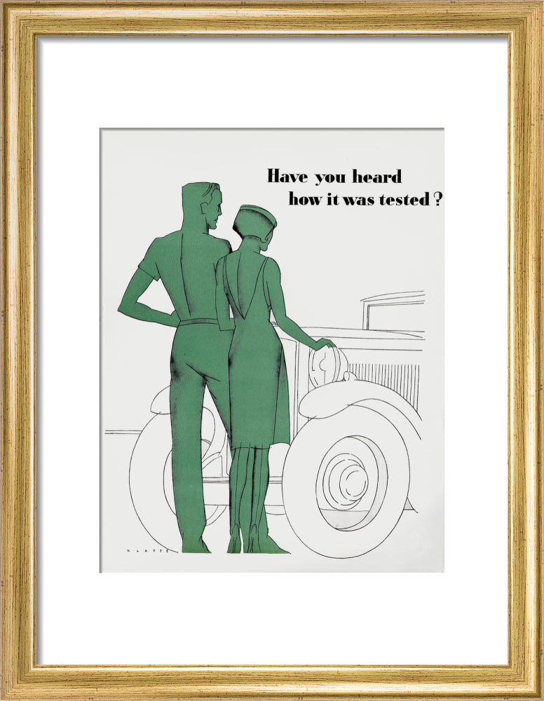 Ford, The Car of The Moderns Luncheon Art Print