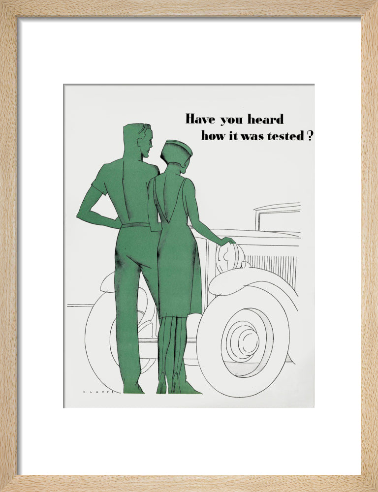 Ford, The Car of The Moderns Luncheon Art Print