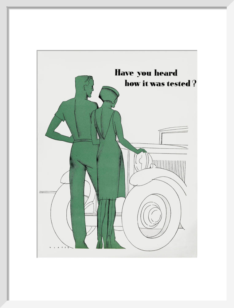 Ford, The Car of The Moderns Luncheon Art Print