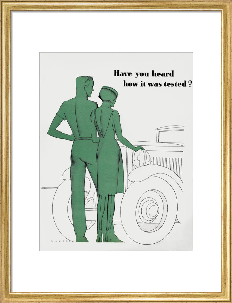 Ford, The Car of The Moderns Luncheon Art Print