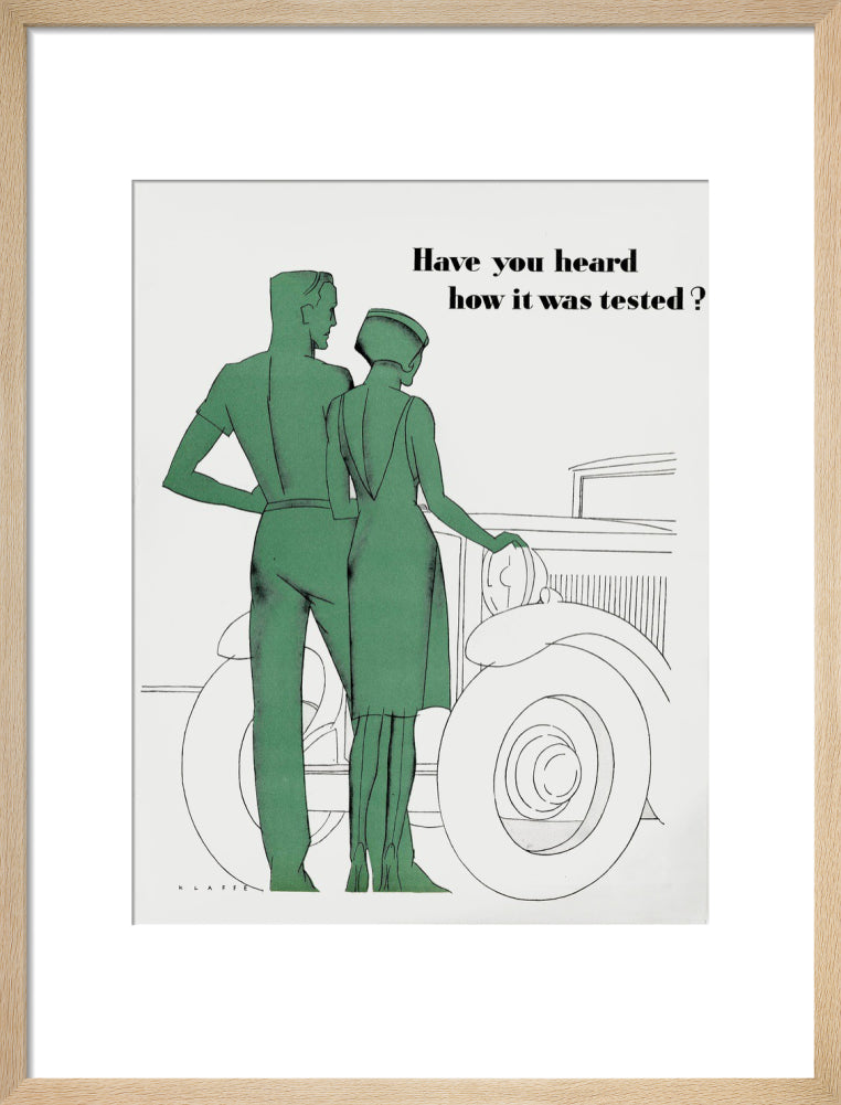 Ford, The Car of The Moderns Luncheon Art Print