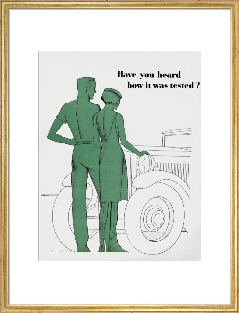 Ford, The Car of The Moderns Luncheon Art Print