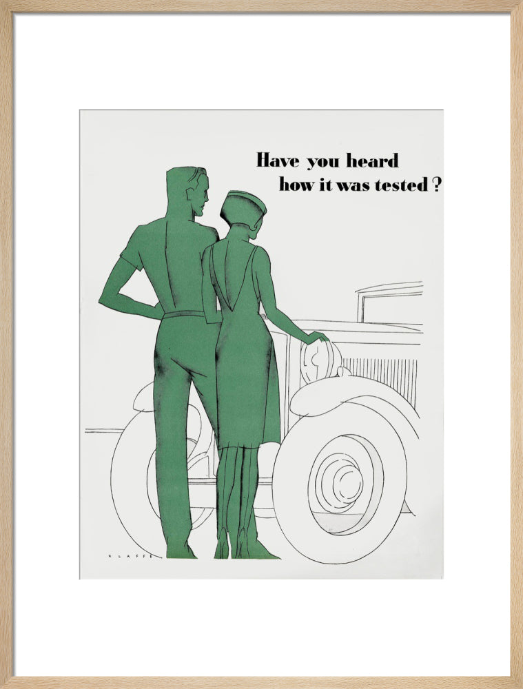 Ford, The Car of The Moderns Luncheon Art Print