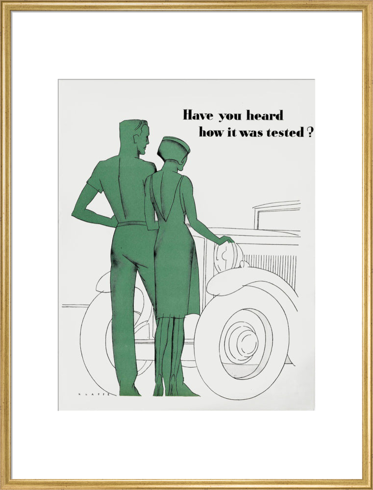 Ford, The Car of The Moderns Luncheon Art Print