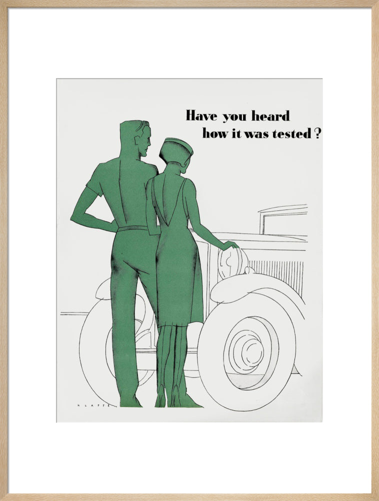 Ford, The Car of The Moderns Luncheon Art Print