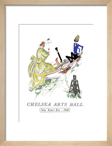 The Chelsea Arts Club Annual Ball 'London River' Art Print