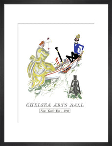 The Chelsea Arts Club Annual Ball 'London River' Art Print