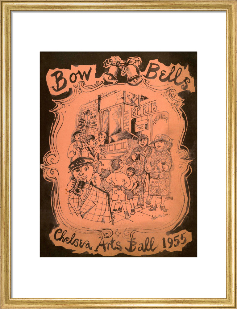 The Chelsea Arts Club Annual Ball 'Bow Bells' Art Print