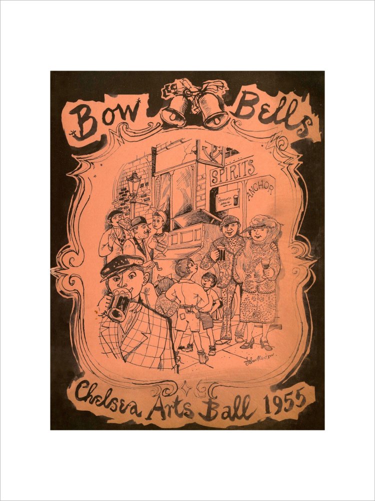 The Chelsea Arts Club Annual Ball 'Bow Bells' Art Print