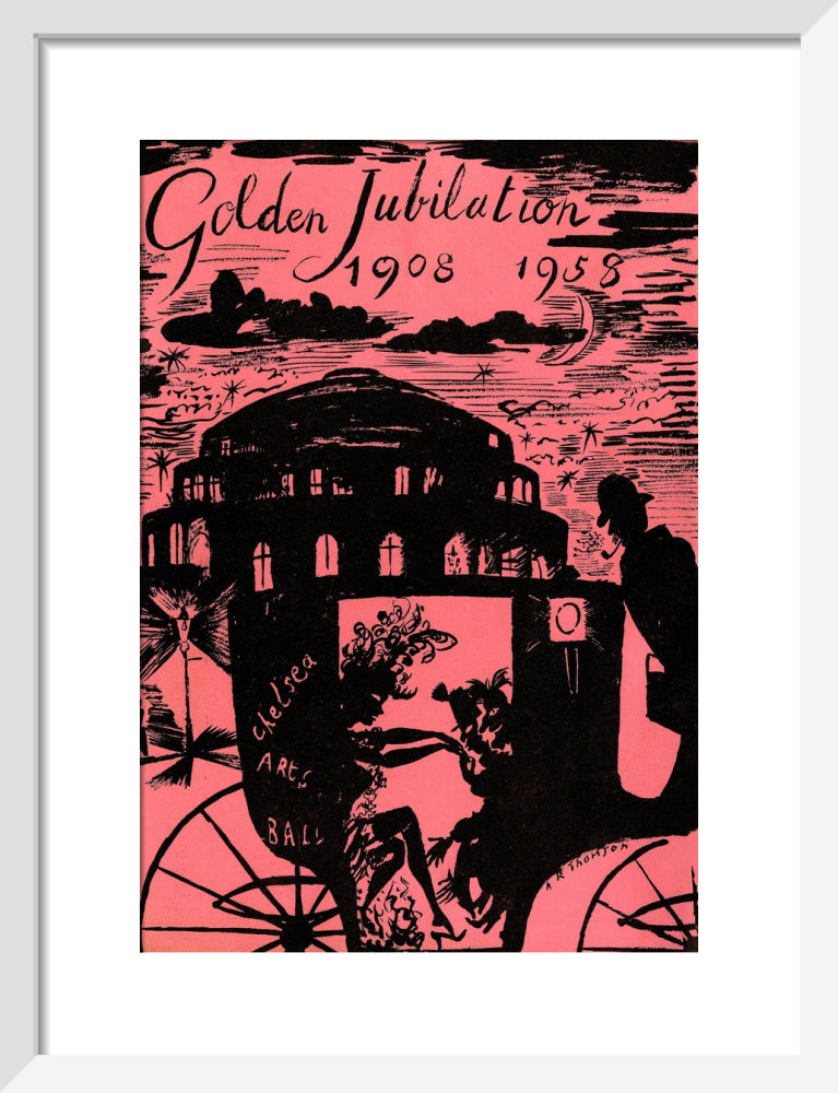 The Chelsea Arts Club Annual Ball 'Golden Jubilation' Art Print