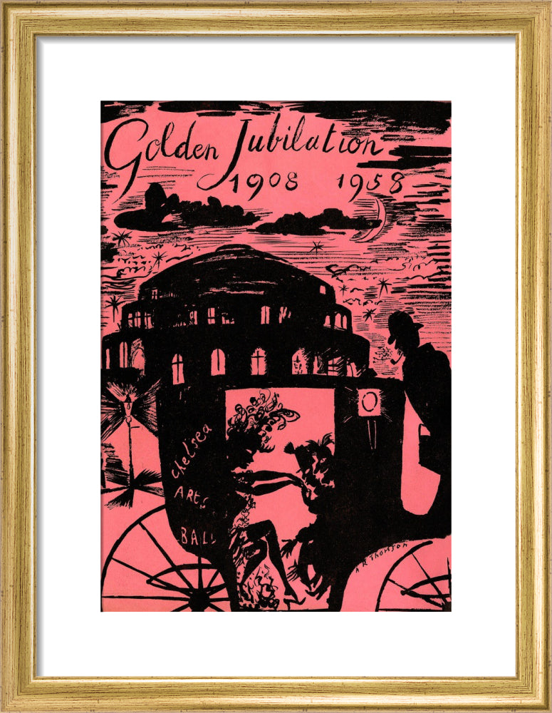 The Chelsea Arts Club Annual Ball 'Golden Jubilation' Art Print