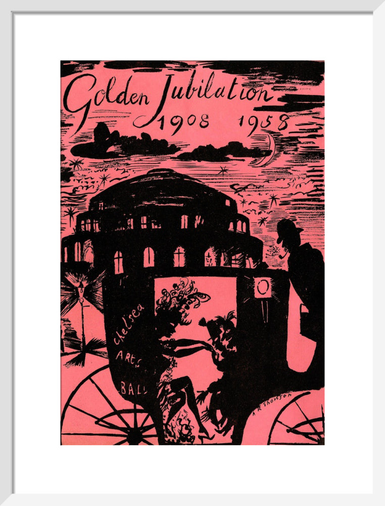 The Chelsea Arts Club Annual Ball 'Golden Jubilation' Art Print