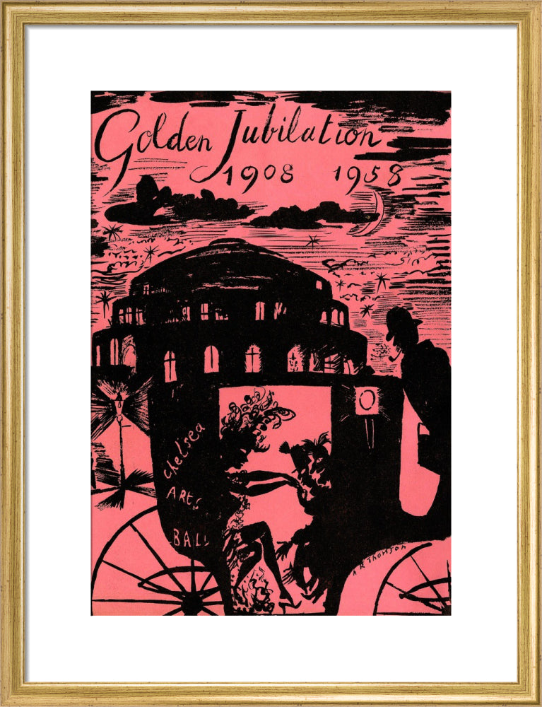 The Chelsea Arts Club Annual Ball 'Golden Jubilation' Art Print