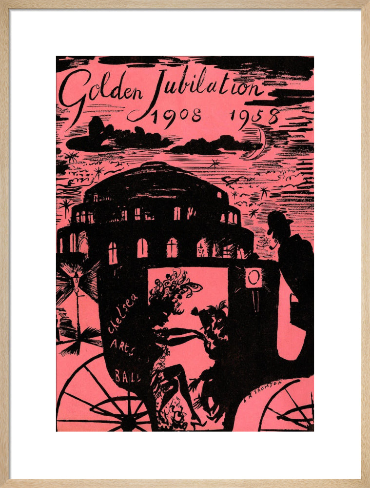 The Chelsea Arts Club Annual Ball 'Golden Jubilation' Art Print