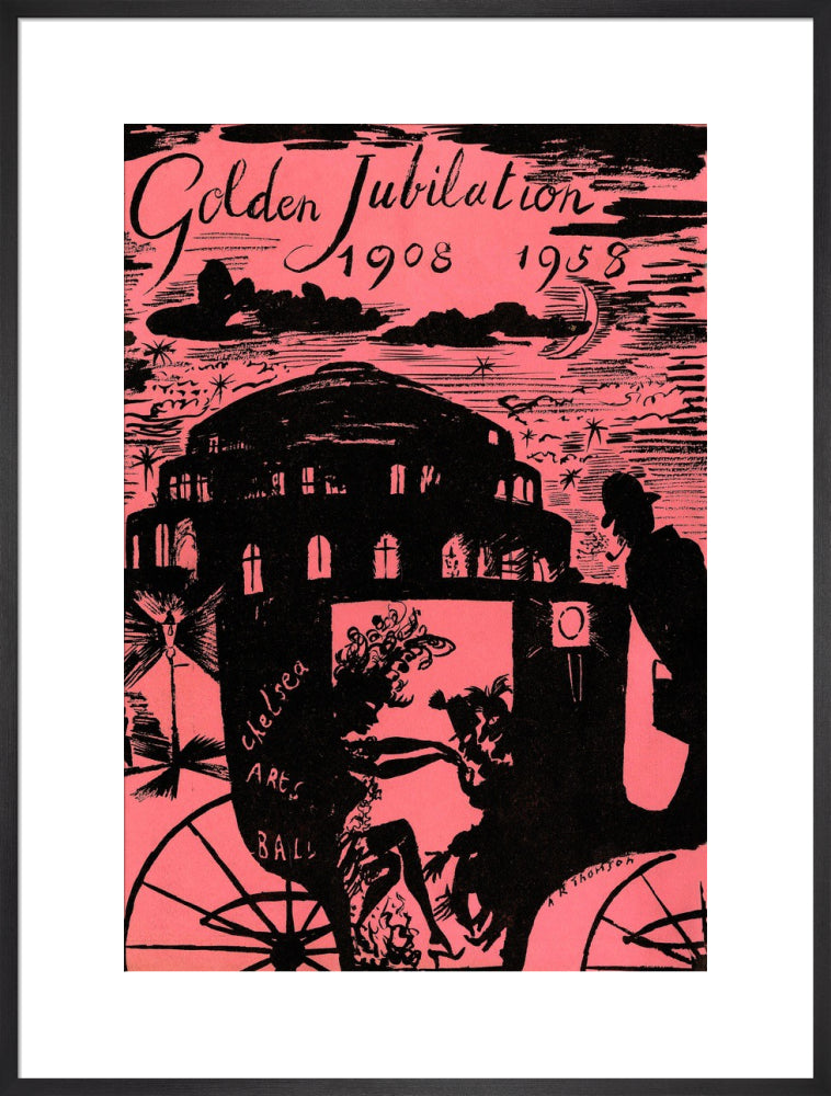 The Chelsea Arts Club Annual Ball 'Golden Jubilation' Art Print