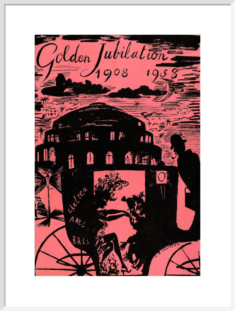 The Chelsea Arts Club Annual Ball 'Golden Jubilation' Art Print
