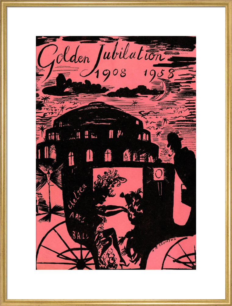 The Chelsea Arts Club Annual Ball 'Golden Jubilation' Art Print