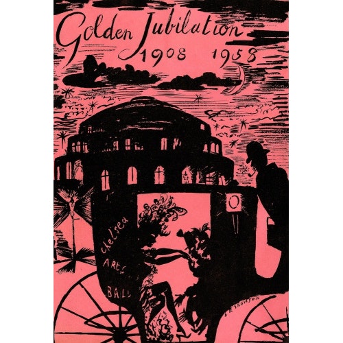Programme for The Chelsea Arts Club Annual Ball - 'Golden Jubilation' (1908-1958), 31 December 1958 - Royal Albert Hall