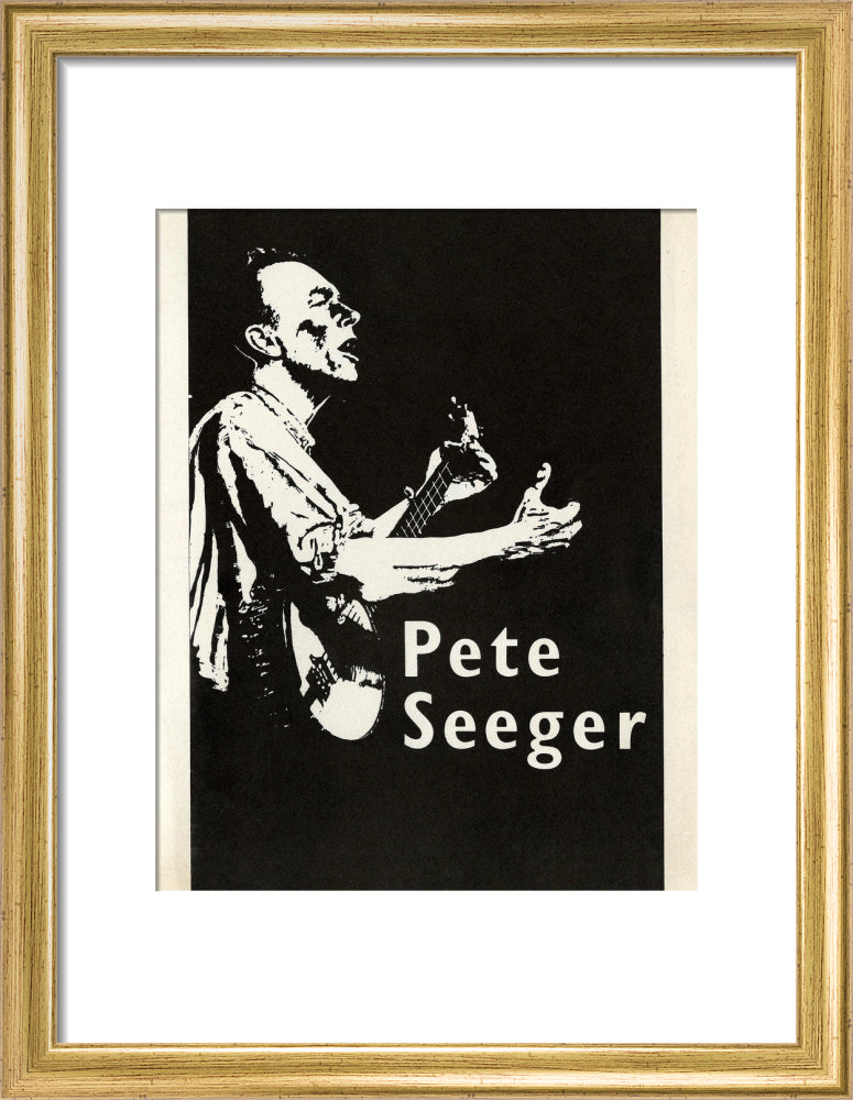 Pete Seeger 1961 Art Print