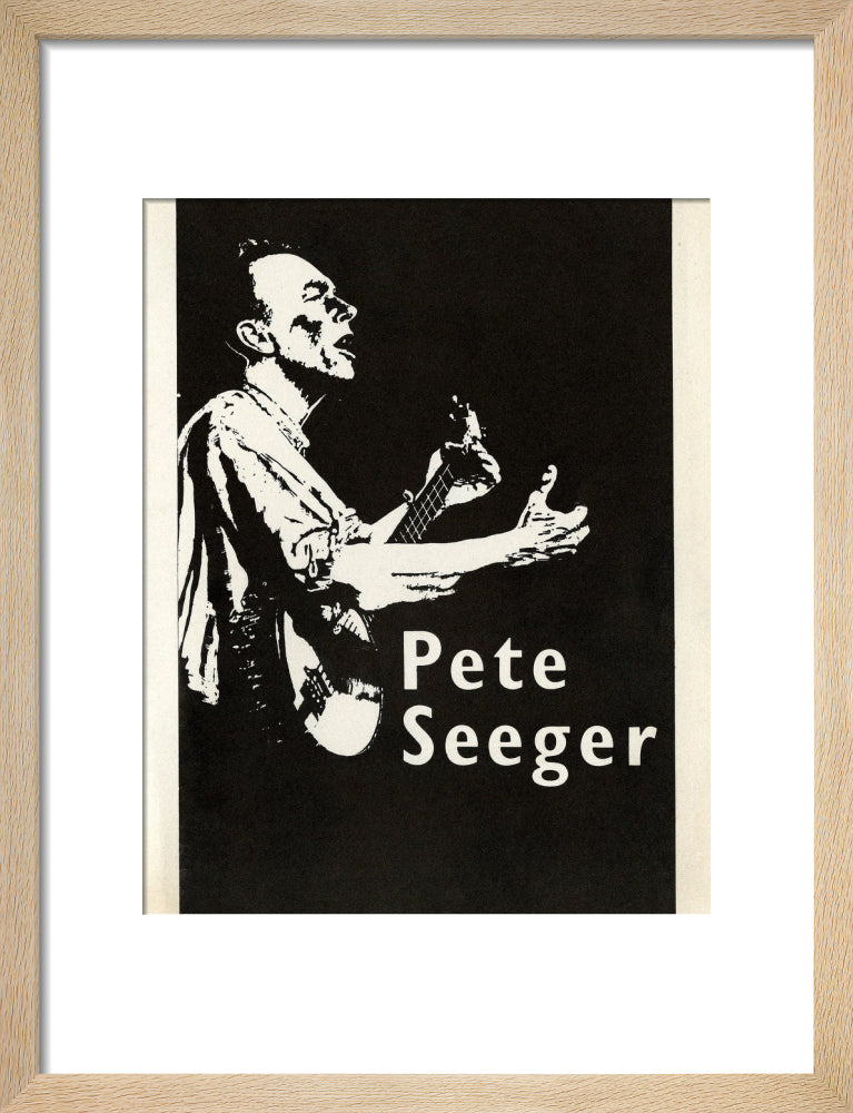 Pete Seeger 1961 Art Print