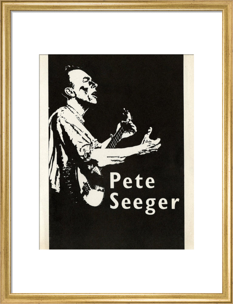 Pete Seeger 1961 Art Print