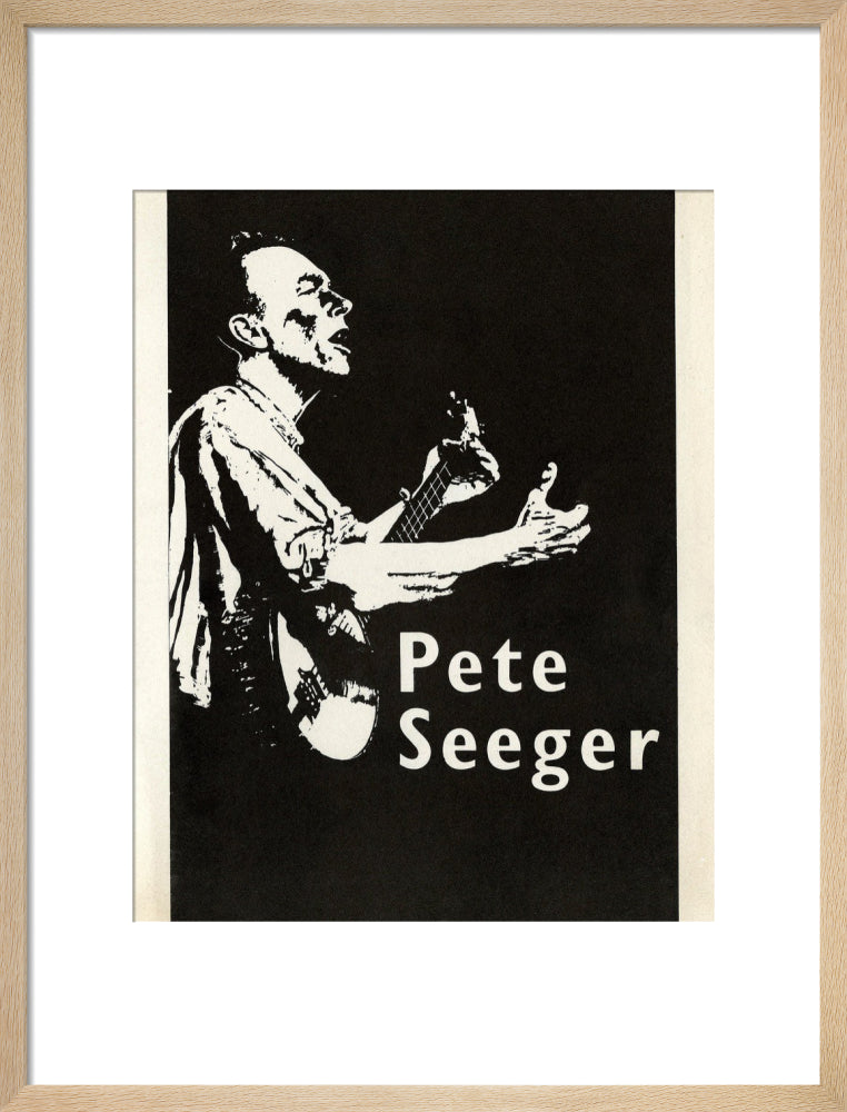 Pete Seeger 1961 Art Print