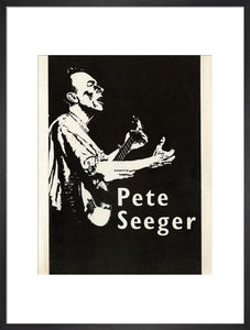 Pete Seeger 1961 Art Print
