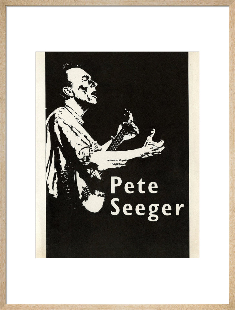 Pete Seeger 1961 Art Print