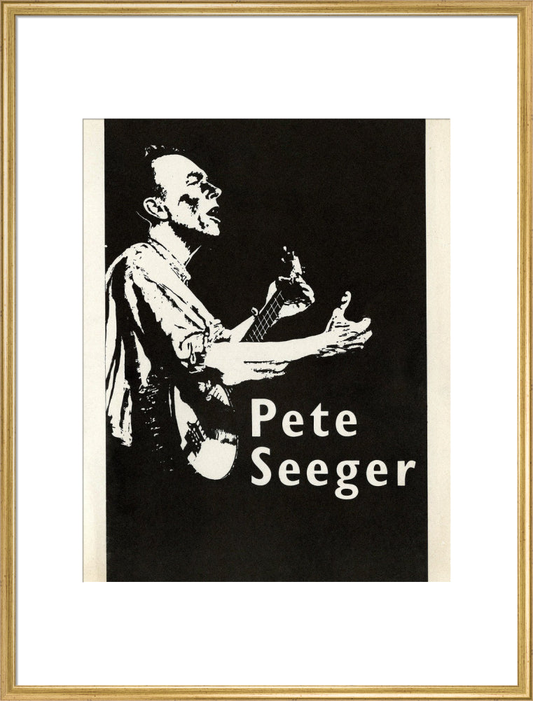 Pete Seeger 1961 Art Print