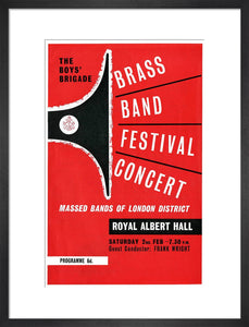 Boys' Brigade Brass Band Festival Concert Art Print