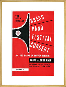 Boys' Brigade Brass Band Festival Concert Art Print