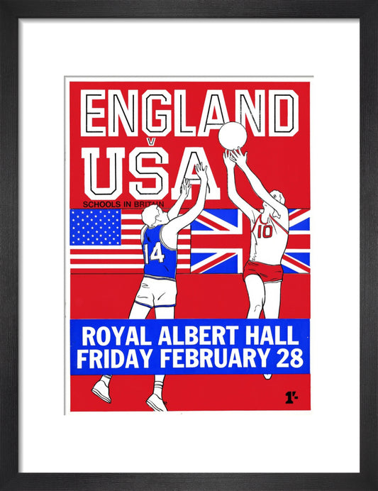 English Schools Basketball Tournament Art Print